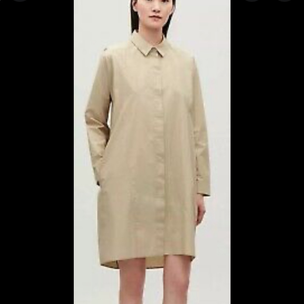 Cos buttoned shirt dress